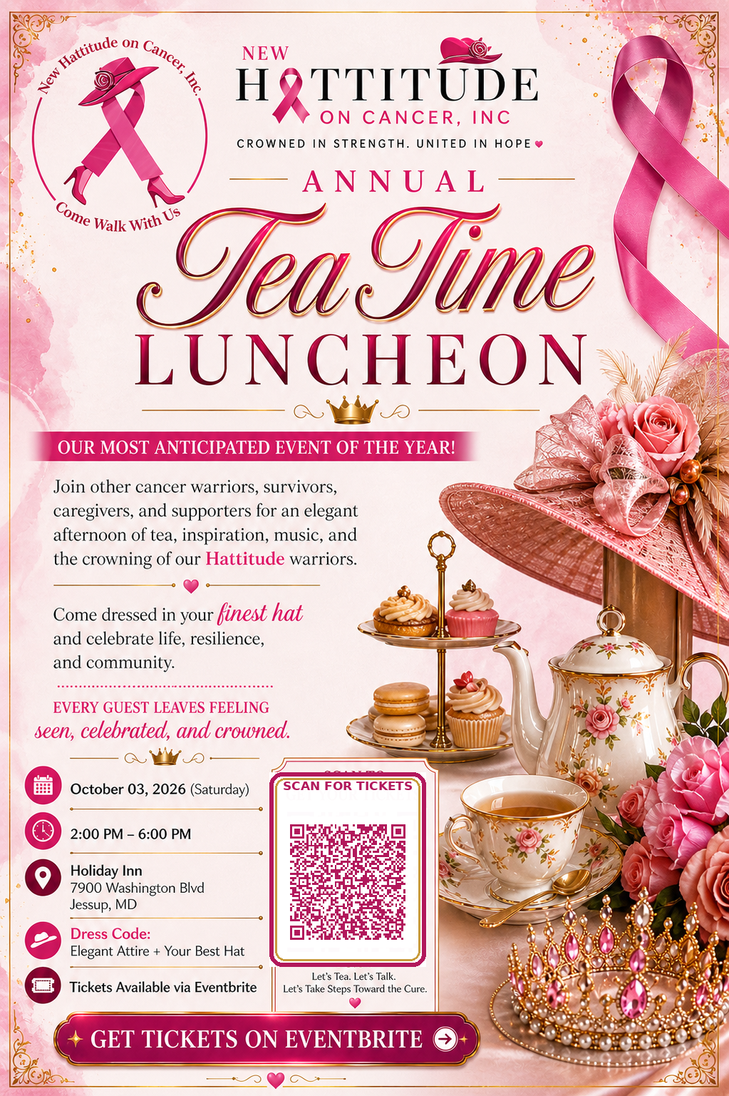 Annual Tea Time Luncheon 2026 Flyer